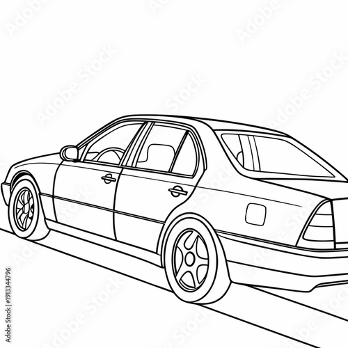 Minimal Silhouette with Interior Line Hints 1