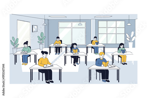Pale blue solid color background with a rectangular shape