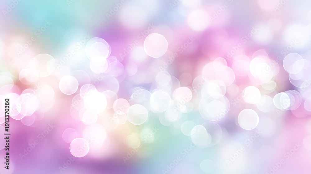 Fototapeta premium パステルカラーの光の華やかな背景素材 