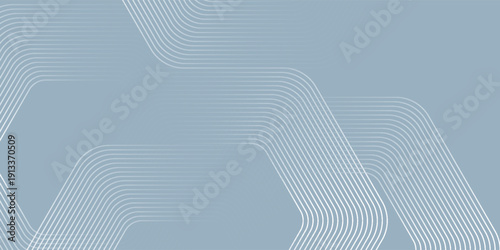 Abstract hexagon lines on gray background. Geometric stripe line art design modern vector eps10