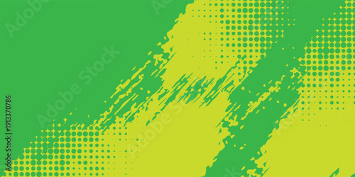 Dots halftone green and blue color pattern gradient grunge texture background. vector illustration eps 10