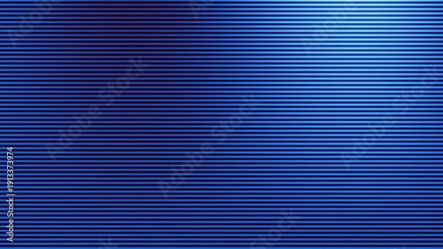 This video showcases a mesmerizing abstract background featuring a multitude of thin, luminous blue horizontal lines against a deep, dark backdrop. The lines exhibit a subtle, rhythmic pulsation and f