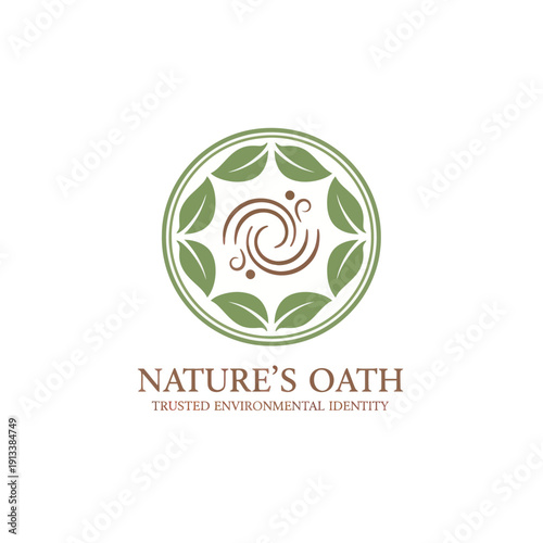 Nature's Oath Environmental Green Leaf Identity