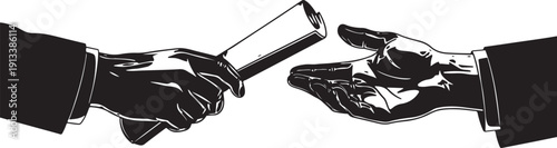 Shield emblem featuring a walking graduate silhouette with a diploma, symbolizing protected education and achievement.