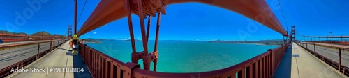 Photography Panoramic View from the Golden Gate Bridge