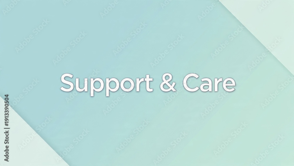 Obraz premium Support & Care