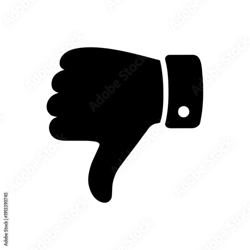 Thumbs Down Icon silhouette
