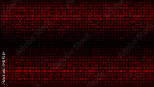 Crimson Breach - Neural Network Binary Stream Overlay in Cyberpunk Red