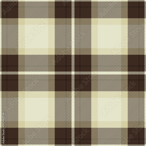 Outline plaid background seamless, panjabi textile pattern check. Painting texture vector tartan fabric in light and dark colors.