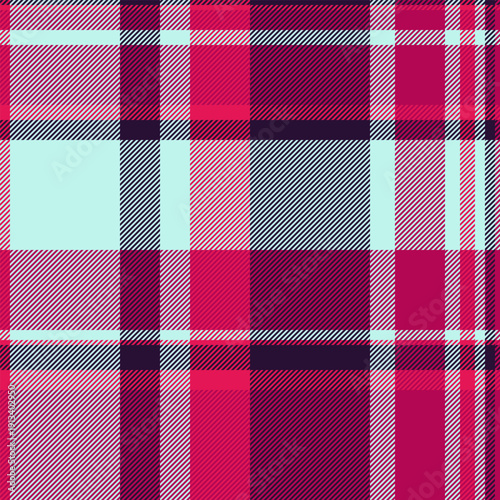 Garment check textile fabric, isolation texture pattern plaid. Africa background vector tartan seamless in pink and light colors.