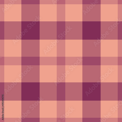Kitchen vector plaid tartan, october pattern background seamless. Bold textile fabric check texture in red and pink colors.