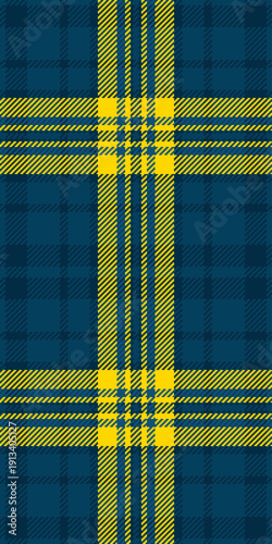 Infinity texture tartan check, relief background pattern seamless. 20s vector textile fabric plaid in cyan and dark colors.