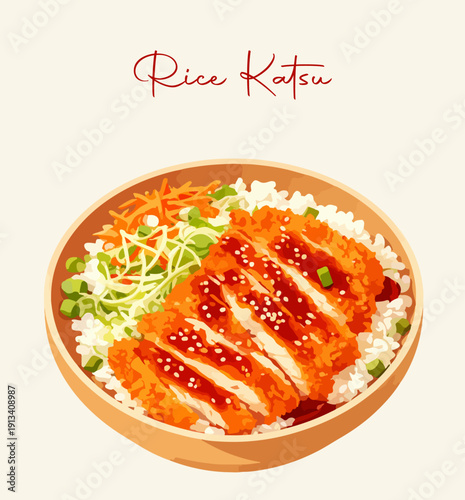 Grilled salmon steak with vegetables and sauce on a plate