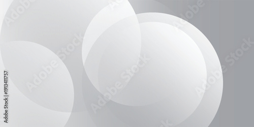 Abstract grey background with white circles. vector illustration texture technology geometric white eps10