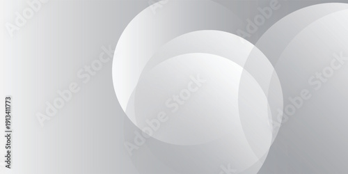Abstract grey background with white circles. vector illustration texture technology geometric white eps10