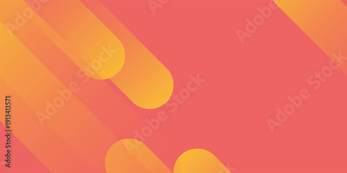 Modern abstract orange banner background. Dynamic shapes composition. modern design texture vector eps10