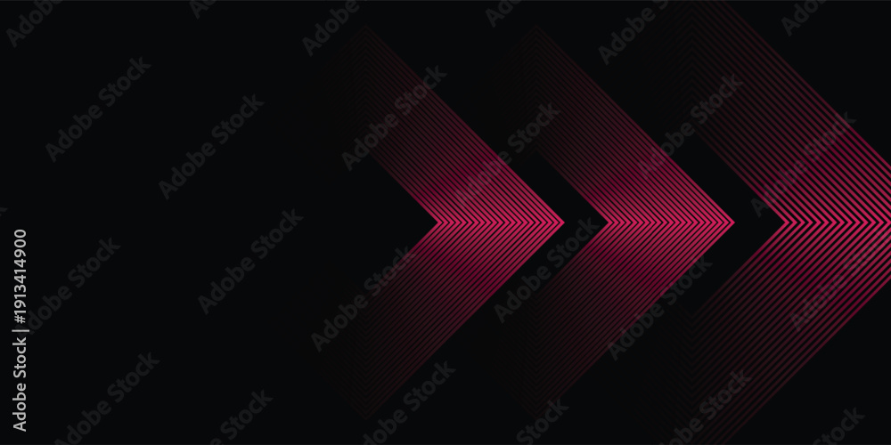 Obraz premium 3D glowing red techno abstract background overlap layer on dark space vector illustration eps10