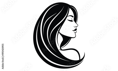 International women's day silhouette celebrating womanhood and empowerment