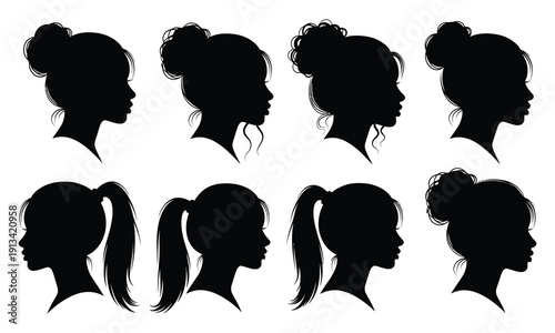 International women's day silhouette celebration empowering women worldwide