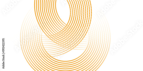 Yellow ramen pattern on white background. yellow wavy abstract pattern. macaroni yellow poster background. wave abstract pattern. vector eps10