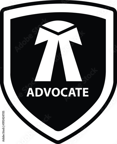 Advocate logo, text, advocate icon, vector advocate text .eps