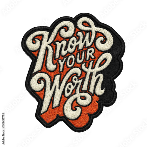 know your worth batch embroidery design