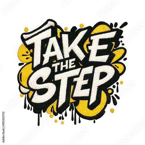 take the step batch embroidery design