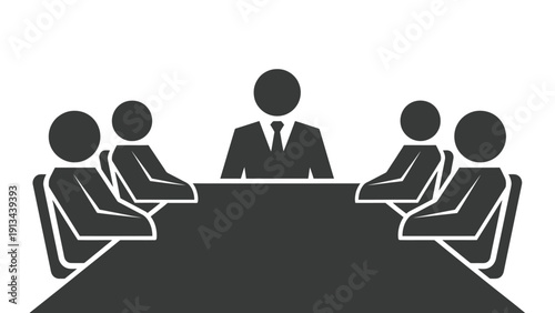 Executives and professionals in a boardroom engage in strategy, discussion, and collaboration during a formal business meeting.