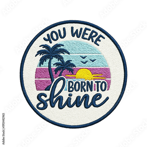 born tp shine batch embroidery design