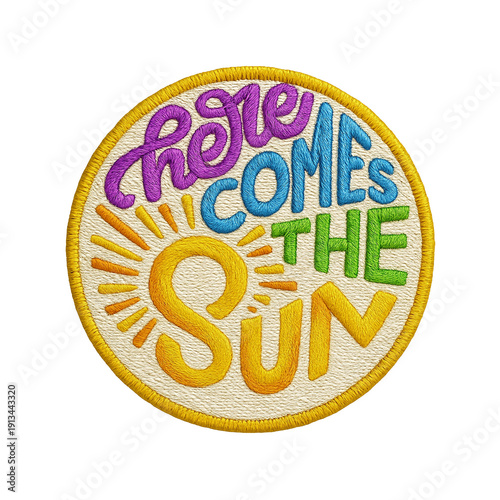 here come the sun batch embroidery design
