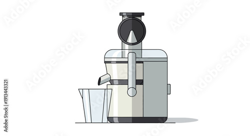 Electric Juicer Machine with Glass Container.