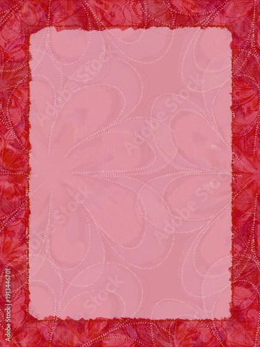 Vintage watercolor floral frame background