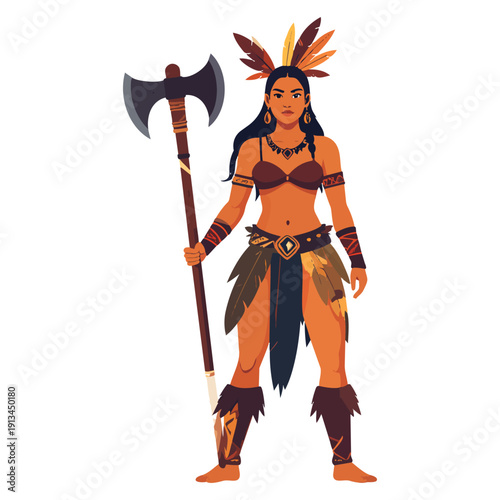 Warrior Vector Illustration 