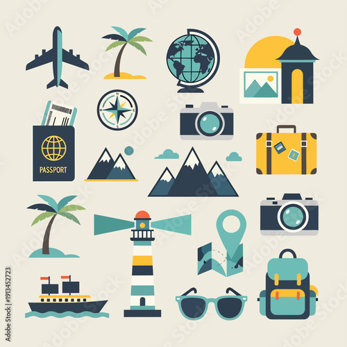 Travel Icons Set