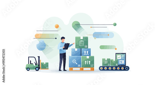 Logistics and Supply Chain Management with Inventory Control and Warehouse Operations