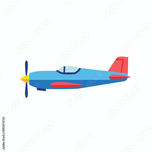 Modern Sport Aircraft Flying in Clear Sky for Travel and Adventure