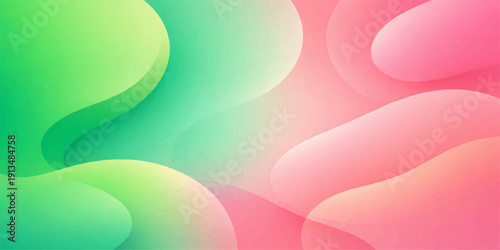 Abstract colorful blue wave background with smooth light curves and futuristic vector design