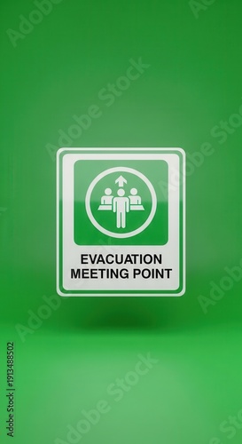 Evacuation Assembly Point Sign: Guidance for Group Safety and Emergency Procedures