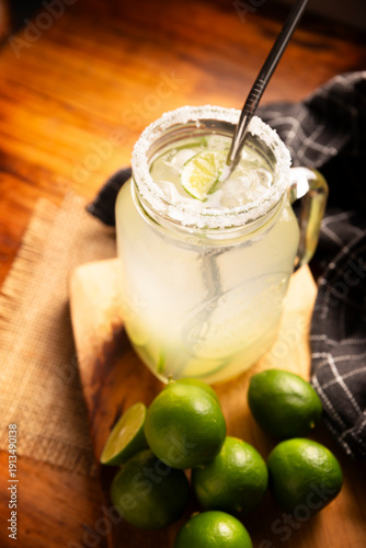 Wallpaper Mural lemonade with organic lemons and mint, a popular refreshing drink in many countries. in Mexico it is part of their traditional Aguas Frescas, where it is called Agua de Limon. Torontodigital.ca