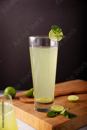 Wallpaper Mural lemonade with organic lemons and mint, a popular refreshing drink in many countries. in Mexico it is part of their traditional Aguas Frescas, where it is called Agua de Limon. Torontodigital.ca