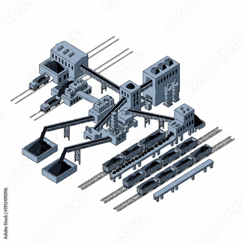 Industrial Manufacturing Plant Machinery Equipment.