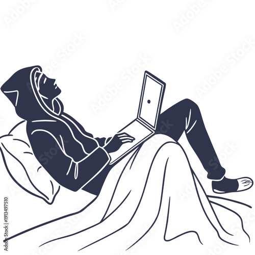 vector illustration of a woman