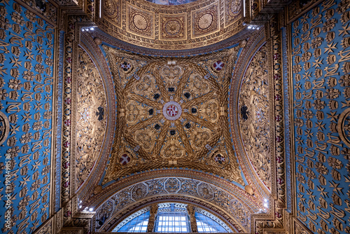 Baroque vaulted ceiling of St. John Co-Cathedral - Valletta, Malta