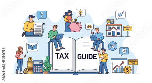 People Working on Tax.