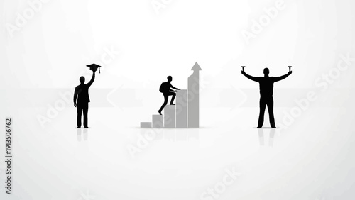 Success And Achievement In Life From Education To Career Growth And Victory