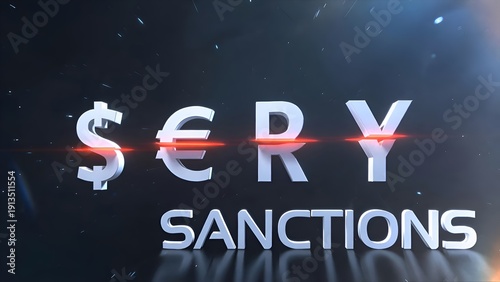 Futuristic Digital Service Text with Light Effects
