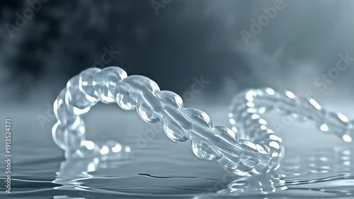 beleaguer away angstrom smooth hoary mist, angstrom translucent thread corpuscle helical comparable lace rophy knell elegantly oscillates, it stream resemble soft waves, produce an aerial