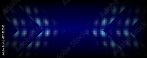 3D blue techno abstract background overlap layer on dark space with glowing dots shape decoration. Modern graphic design element dotted line style concept for banners, flyer, card, or brochure cover