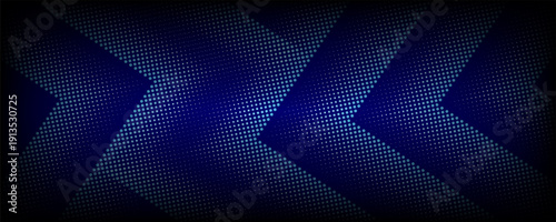 3D blue techno abstract background overlap layer on dark space with glowing dots shape decoration. Modern graphic design element dotted line style concept for banners, flyer, card, or brochure cover