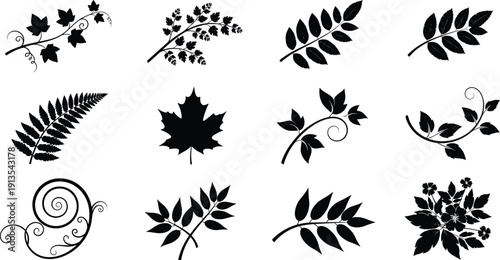 Black Spray Paint Drip Elements Set with Hearts, Splatter Ink Blots, Gritty Graffiti Street Art Textures and Vector Grunge Paint Stains